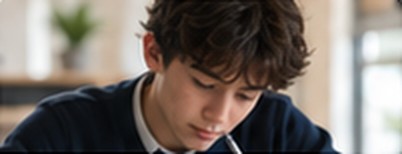 A student studying Humanities
